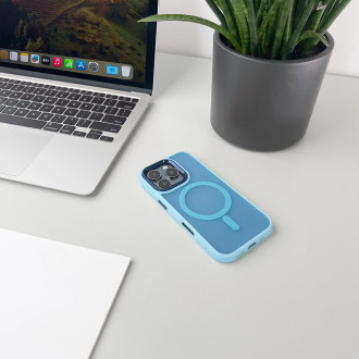 Fashion Case MagSafe for iPhone 16 Pro Max - light blue