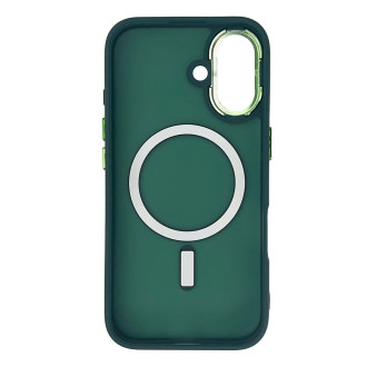 Fashion Case MagSafe for iPhone 16 - dark green