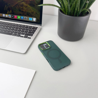 Fashion Case MagSafe for iPhone 16 - dark green