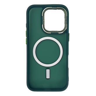 Fashion Case MagSafe for iPhone 16 Pro - dark green