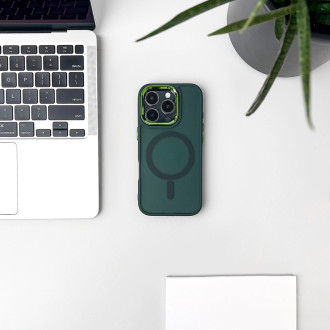 Fashion Case MagSafe for iPhone 16 Pro - dark green