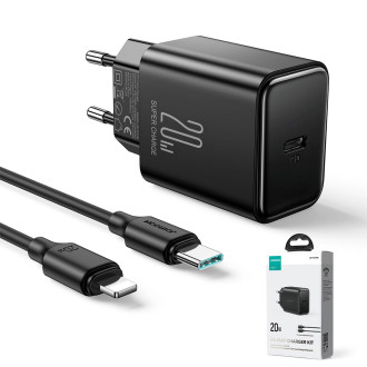 Joyroom JR-TCF06 USB C 20W PD nabíječka - Černá