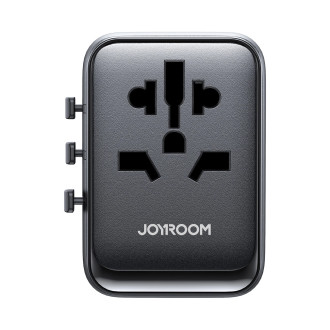 Joyroom JR-TCW01 travel adapter universal 17W EU / US / UK / JP / AU / CN - black