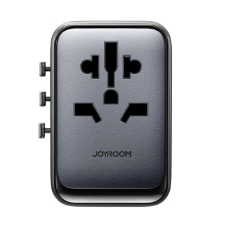 Joyroom JR-TCW02 65W Travel Adapter Universal EU/US/JP/AU/UK/CN - Black