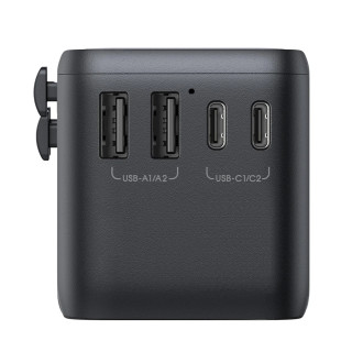 Joyroom JR-TCW02 65W Travel Adapter Universal EU/US/JP/AU/UK/CN - Black