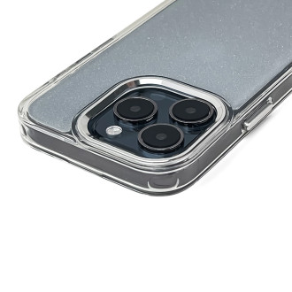 Glitter Case for iPhone 16 Pro Max - transparent with glitter