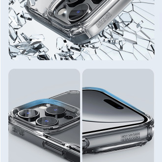 Nillkin Nature Pro Case for iPhone 16 Pro Max - transparent and white