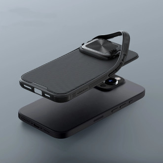 Nillkin CamShield Prop Case for iPhone 16 Pro Max with Camera Cover and Stand - Black