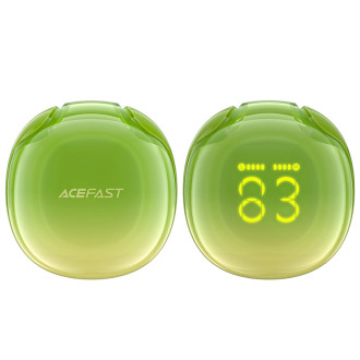 Bezdrátová sluchátka do uší Acefast T9 Bluetooth 5.3 – zelená