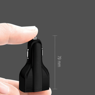 Wozinsky USB x2 a USB C nabíječka do auta černá (WCC-01)