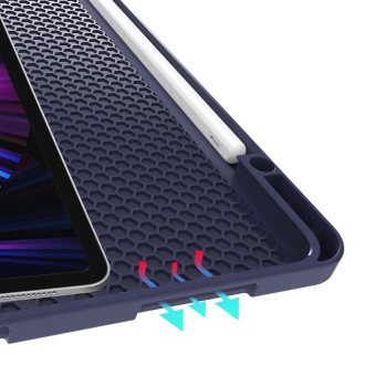 DUX DUCIS Osom TPU gel tablet cover with multi-angle stand and Smart Sleep function for iPad Pro 12.9´´ 2021 black