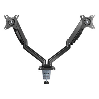 Silver Monkey UM-800 holder for two monitors on a gas spring - black