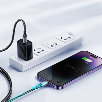 Joyroom Extraordinary Series A10 Lightning / USB-C PD 20W cable 3 m - black