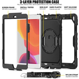 Tech-Protect Solid360 case for iPad 10.2&quot; 7/8/9 2019-2021 - black