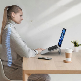 Tech-Protect Alustand 2 universal laptop stand - silver