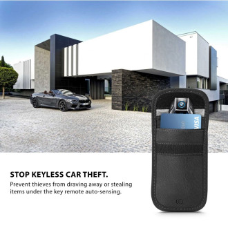 Tech-Protect V1 RFID cover for car keys - black