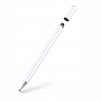 Tech-Protect Charm Stylus - white and silver
