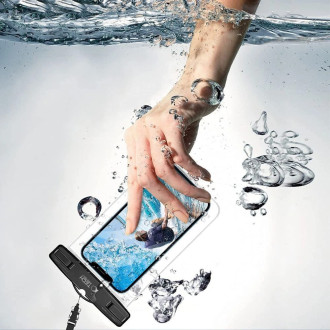 Tech-Protect UWC7 waterproof case universal for smartphones up to 6.9" - black