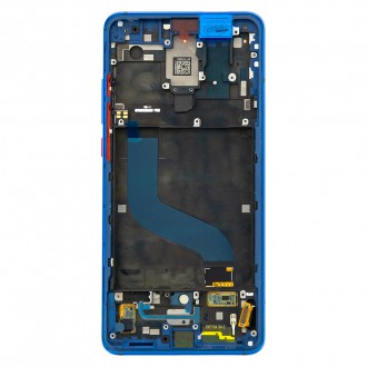 LCD Display + Dotyková Deska + Přední Kryt pro Xiaomi Mi9 T Blue