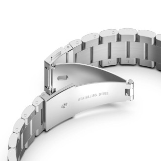Tech-Protect Stainless Bracelet for Samsung Galaxy Watch 4/5/5 Pro/6/7/FE - Silver