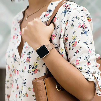 Tech-Protect Thin Milanese bracelet for Apple Watch 4 / 5 / 6 / 7 / 8 / 9 / SE (38/40/41 mm) - gold
