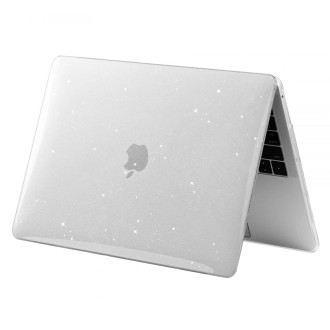 Tech-Protect SmartShell case for MacBook Air 13&quot; 2018-2020 - transparent and glitter