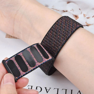Tech-Protect Nylon Strap for Samsung Galaxy Watch 4/5/5 Pro/6/7/FE - Black