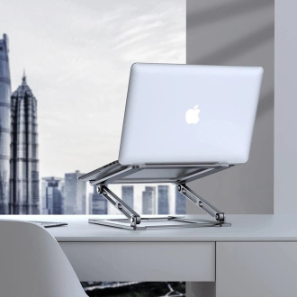 Tech-Protect ULS400 universal extendable stand for a laptop up to 17" - silver