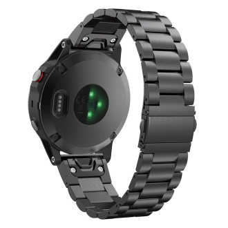 Tech-Protect Stainless Bracelet for Garmin Fenix ​​5/6/6 Pro/7 - Black