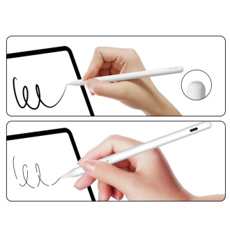 Tech-Protect Digital Magnetic Stylus Pen 2 magnetic stylus for iPad tablet - white
