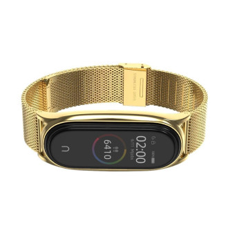 Tech-Protect MilaneseBand strap for Xiaomi Mi Smart Band 7 / 7 NFC - gold