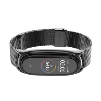 Tech-Protect MilaneseBand strap for Xiaomi Mi Smart Band 7 / 7 NFC - black