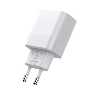 Tech-Protect C30W USB-C PD 30W / USB-A QC 3.0 network charger - white