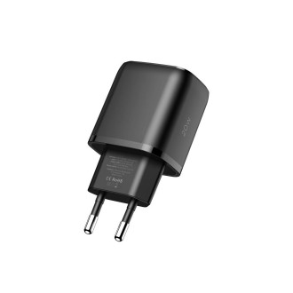 Tech-Protect C20W USB-C PD 20W / USB-A QC 3.0 network charger - black