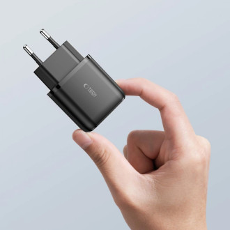 Tech-Protect C20W USB-C PD 20W / USB-A QC 3.0 network charger - black