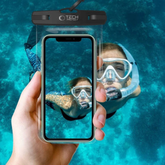 Tech-Protect Waterproof Case UWC7 waterproof cover for devices up to 6.9" - pink