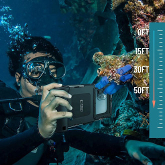 Tech-Protect Waterproof Case waterproof IPX8 for smartphones 4.7-6.7" - black