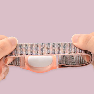 Tech-Protect Nylon Children´s Strap for Apple AirTag - Pink