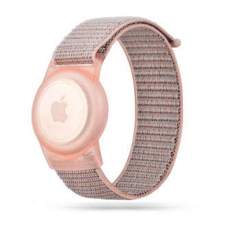 Tech-Protect Nylon Children´s Strap for Apple AirTag - Pink