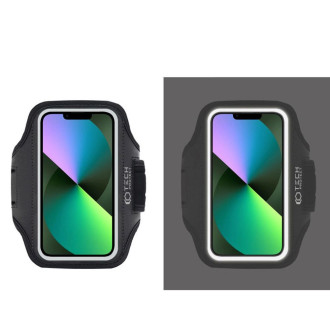 Armband Tech-Protect M2 sports universal for smartphones up to 6.8&quot; with pockets - black