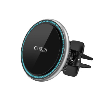 Tech-Protect A2 car phone holder with MagSafe 15W inductive charger for air vent - black
