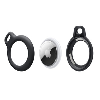 Tech-Protect Rough Chain case for Apple AirTag with pendant - black