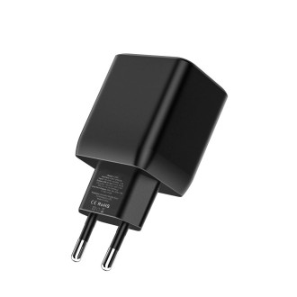 Tech-Protect C35W-2 mains charger 2x USB-C PD 35W - black