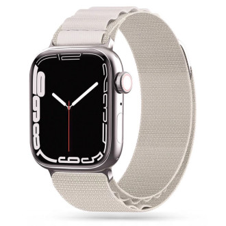 Tech-Protect Nylon Pro Strap for Apple Watch 4 / 5 / 6 / 7 / 8 / 9 / SE / Ultra 1 / 2 (42/44/45/49 mm) - Beige