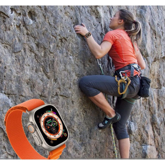 Tech-Protect Nylon Pro Strap for Samsung Galaxy Watch 4/5/5 Pro/6/7/FE - Orange