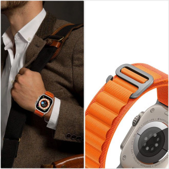 Tech-Protect Nylon Pro Strap for Samsung Galaxy Watch 4/5/5 Pro/6/7/FE - Orange