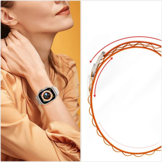 Tech-Protect Nylon Pro Strap for Samsung Galaxy Watch 4/5/5 Pro/6/7/FE - Orange