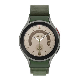 Tech-Protect Nylon Pro Strap for Samsung Galaxy Watch 4/5/5 Pro/6/7/FE - Dark Green