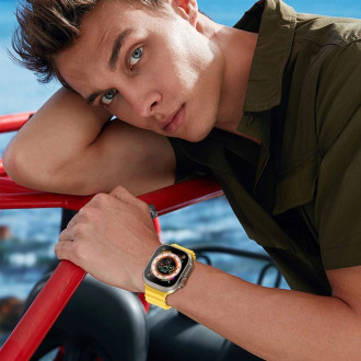 Tech-Protect IconBand Pro Strap for Apple Watch 4 / 5 / 6 / 7 / 8 / 9 / SE / Ultra 1 / 2 (42/44/45/49 mm) - Yellow