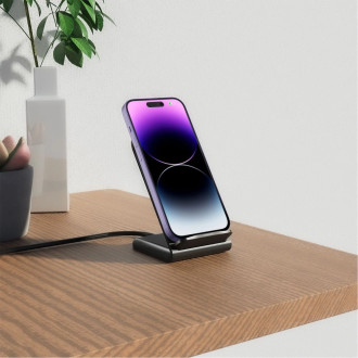 Tech-Protect QI15W-S2 15W inductive charger in the form of a stand - black